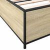 vidaXL Cadre de lit sans matelas ch&ecirc;ne sonoma 150x200 cm