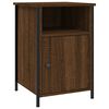 vidaXL Tables de chevet 2pcs Ch&ecirc;ne marron 40x42x60cm Bois d'ing&eacute;nierie