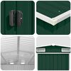 vidaXL Abri de jardin 257x489x181 cm M&eacute;tal Vert