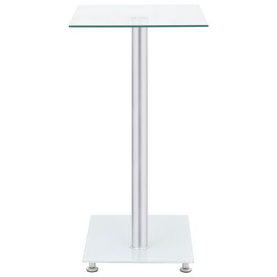 vidaXL Table d'appoint en forme U Transparent 45x30x58 cm Verre trempé