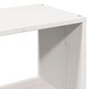 vidaXL Lit biblioth&egrave;que sans matelas blanc 120x200 cm bois pin massif