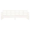 vidaXL Lit coulissant sans matelas blanc 2x(80x200)cm