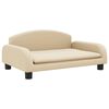 vidaXL Canap&eacute; pour enfants cr&egrave;me 70x45x30 cm tissu