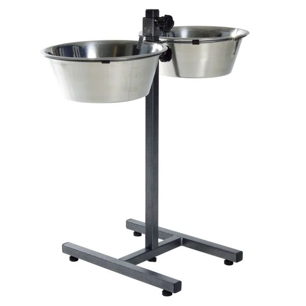 TRIXIE Support r&eacute;glable de bol pour chiens 9 L 28 cm 24923