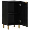 vidaXL Buffet noir 40x33x75 cm bois d'ing&eacute;nierie