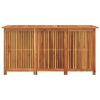 vidaXL Bo&icirc;te de rangement de jardin 150x80x75 cm bois massif d'acacia