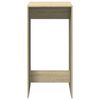 vidaXL Table de bar ch&ecirc;ne sonoma 51x50x103,5 cm bois d'ing&eacute;nierie