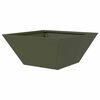 vidaXL Cache-pot de jardin Vert olive 35 x 35 x 15 cm