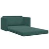vidaXL Canap&eacute;-Lit Vert fonc&eacute; 124 x 204 x 61 cm Velours