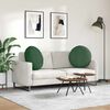 vidaXL Coussins de si&egrave;ge 2 pcs Vert fonc&eacute; &Oslash; 60 cm