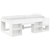 vidaXL Cadre de lit pour enfants avec rangement Blanc 75 x 190 cm