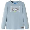 T-shirt enfants &agrave; manches longues bleu clair 92