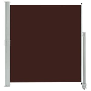vidaXL Auvent lat&eacute;ral r&eacute;tractable de patio 160x300 cm Marron