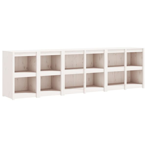 vidaXL Armoires de cuisine d'ext&eacute;rieur 4 pcs blanc bois de pin massif