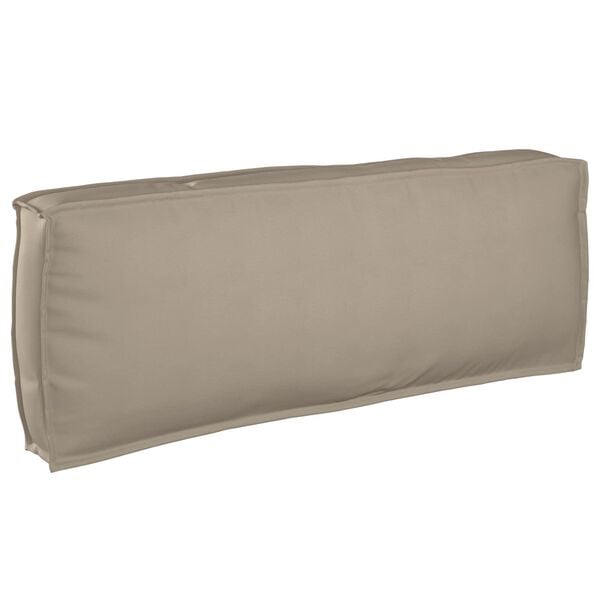 vidaXL Coussin Taupe 120 x 40 x 12 cm Tissu Oxford
