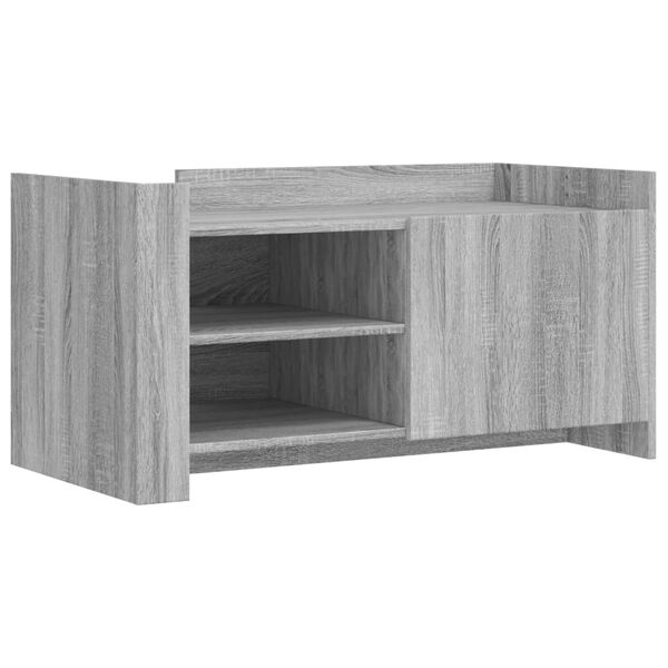 vidaXL Table basse sonoma gris 100x50x50 cm bois d'ing&eacute;nierie