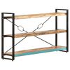 vidaXL Biblioth&egrave;que 3 niveaux 140x30x80 cm Bois de r&eacute;cup&eacute;ration massif