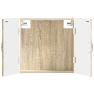 vidaXL Cabinet pour cible UTRECHT Ch&ecirc;ne Sonoma 52,5 x 10,5 x 53,5 cm