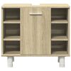 vidaXL Ensemble de meubles de salle de bain 3 pcs ch&ecirc;ne sonoma