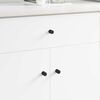 vidaXL Poign&eacute;es de Cabinet 968 pcs Noir Fer