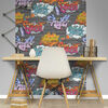 DUTCH WALLCOVERINGS Papier peint Graffiti Multicolore L179-01