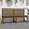 vidaXL Banc de jardin marron miel 157,5 cm bois de pin massif