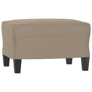 vidaXL Repose-pied Taupe 60x50x41 cm Tissu microfibre