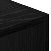 vidaXL Buffet Ch&ecirc;ne noir 90 x 30 x 90 cm