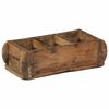 vidaXL Plateau 4 pcs Marron 30 x 14 x 9 cm Bois Recycl&eacute; Solide