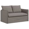 vidaXL Canap&eacute; 120cm 2 pcs Taupe M&eacute;tал