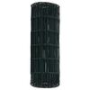 vidaXL Cl&ocirc;ture Euro Vert 0,4 x 50 m Fer rev&ecirc;tu de PVC