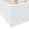 vidaXL Cadre de lit sans matelas blanc 120x190 cm