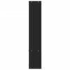 vidaXL &Eacute;tag&egrave;re murale noir 96x12x64 cm bois d&rsquo;ing&eacute;nierie