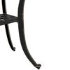 vidaXL Table de jardin bronze &Oslash;48x53 cm aluminium coul&eacute;
