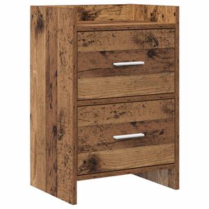 vidaXL Tables de chevet Bois ancien 40 x 30 x 60 cm Bois d'ing&eacute;nierie