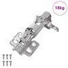 vidaXL Charni&egrave;re 126 pi&egrave;ces Nickel 139 x 64,1 x 10 mm Fer