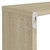 vidaXL &Eacute;tag&egrave;res cube murales 4 pcs Ch&ecirc;ne sonoma 80x15x26,5 cm