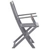 vidaXL Chaises pliables d'ext&eacute;rieur lot de 6 et coussins Bois d'acacia