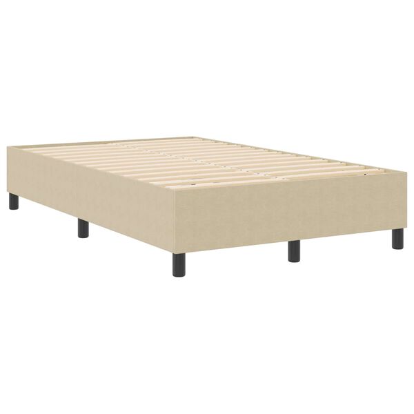 vidaXL Cadre de lit plateforme Vert gris 120 x 200 cm