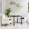 vidaXL Ensemble de salle &agrave; manger pour jardin 3 pcs Blanc polyrotin