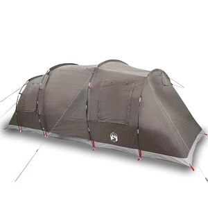 vidaXL Tente familiale tunnel 6 personnes marron imperm&eacute;able