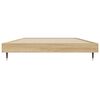 vidaXL Cadre de lit sans matelas ch&ecirc;ne sonoma 90x200 cm