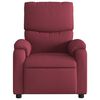 vidaXL Fauteuil inclinable &eacute;lectrique Rouge bordeaux Tissu