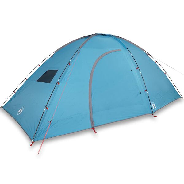 vidaXL Tente de camping 8 personnes bleu imperméable