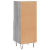 vidaXL Buffet Sonoma gris 34,5x34x90 cm Bois d'ing&eacute;nierie