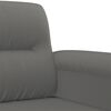 vidaXL Fauteuil gris fonc&eacute; 60 cm tissu microfibre
