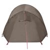 vidaXL Tente de camping tunnel 2 personnes marron imperméable