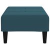 vidaXL Repose-pied Bleu 78x56x32 cm Velours