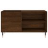 vidaXL Armoire &agrave; disques ch&ecirc;ne marron 85x38x48 cm bois d'ing&eacute;nierie