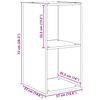 vidaXL Ensemble meuble TV 2 pcs Ch&ecirc;ne artisanal 37 x 37 x 72 cm